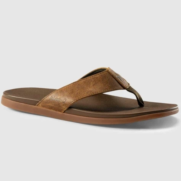 johnnie-O Other - johnnie-O Leather Dockside Men's Sandal Brown / 10